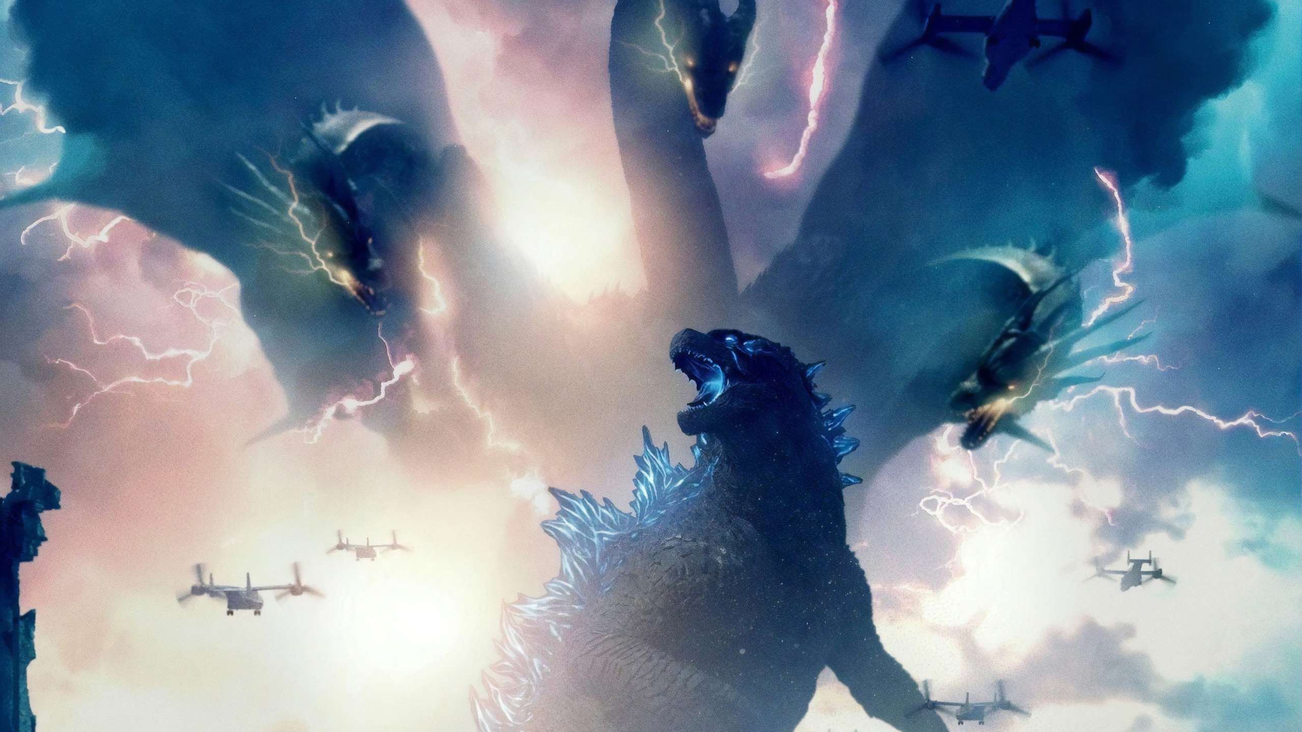 Godzilla Vs King Ghidorah Godzilla King Of The Monsters 4k Godzilla Vs King Ghidorah Godzilla King Of The Monsters 4k