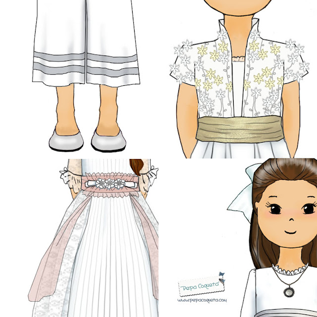 dibujos personalizados comunión