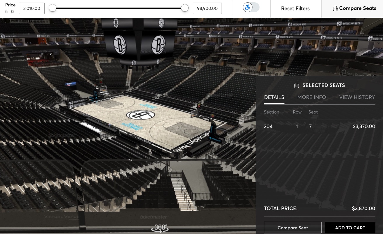 Brooklyn Nets stadium NYC - Hellotickets