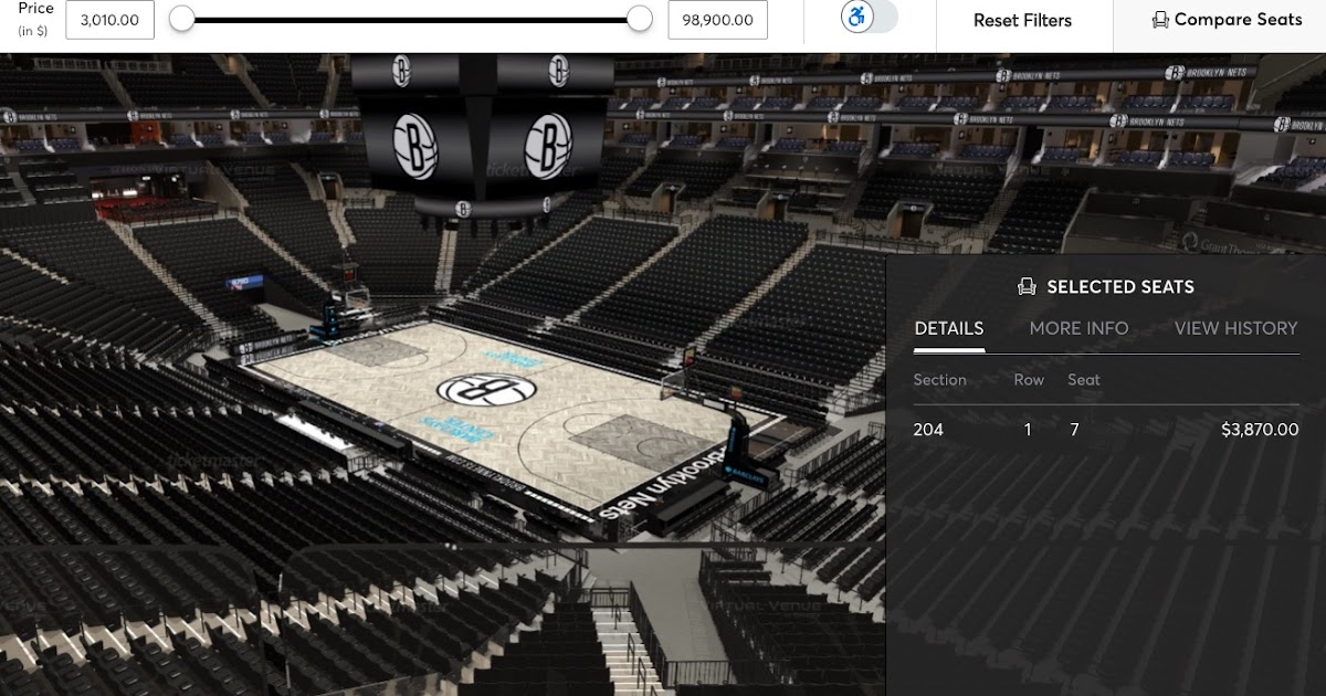 Brooklyn Nets tickets now start at 70/game, at least for seasonticket