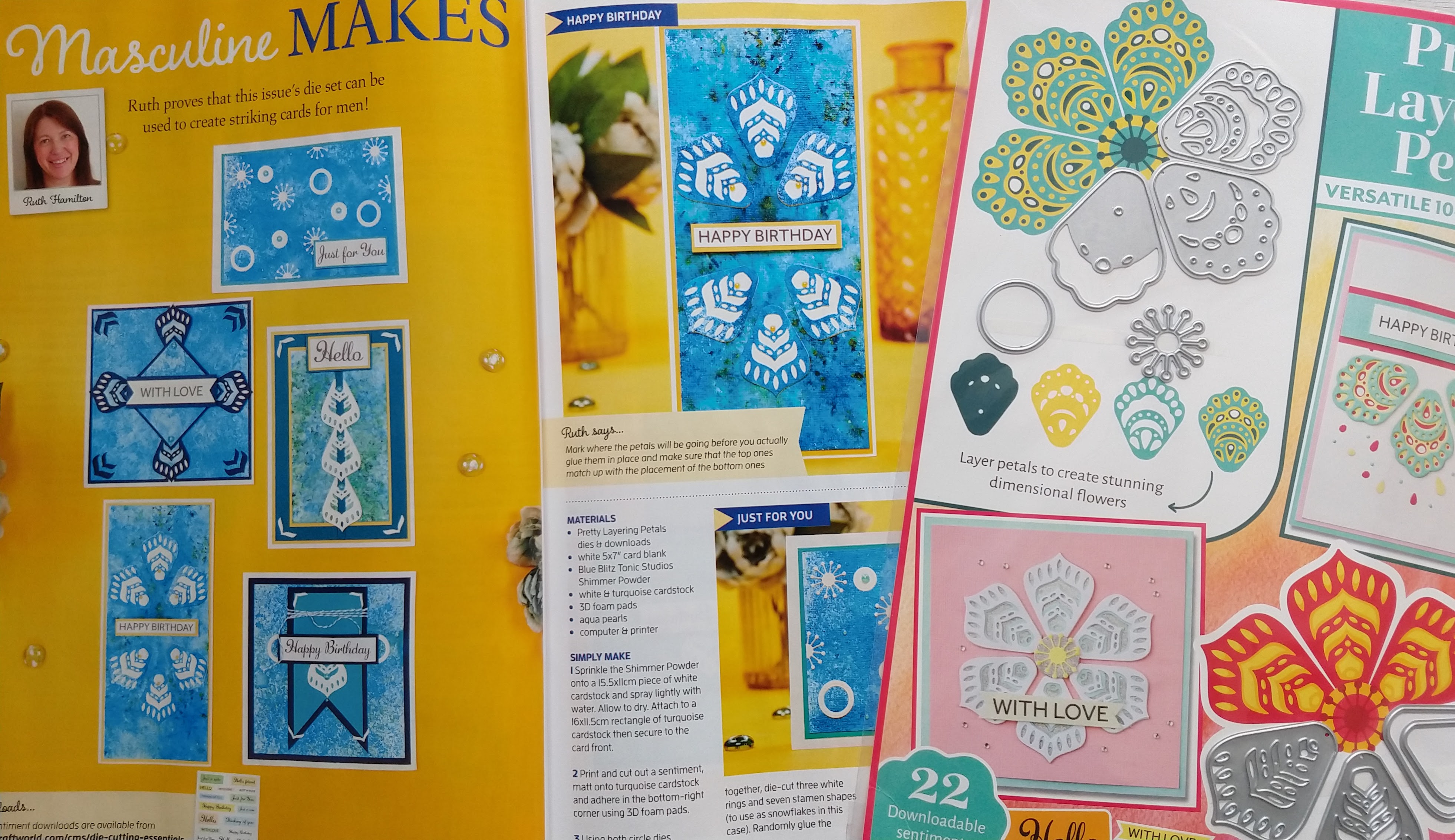 Die Cutting Essentials Magazine issue 78 Free Craft Tutorial