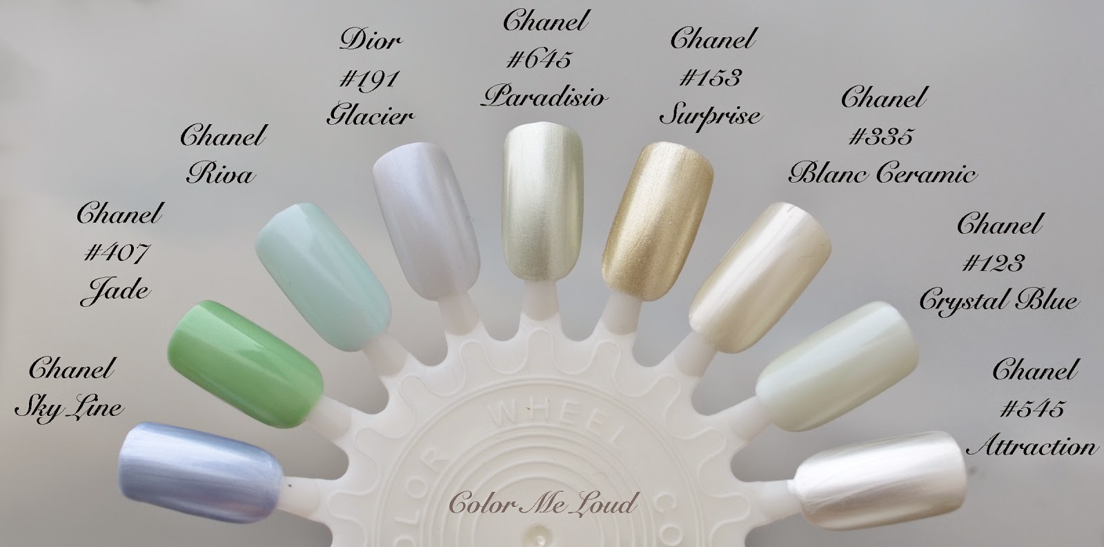 æstetisk Produktion malt Chanel Le Vernis #641 Tenderly, #643 Desirio and #645 Paradisio for Rêverie  Parisienne Spring 2015 Collection, Swatch, Review & Comparison | Color Me  Loud