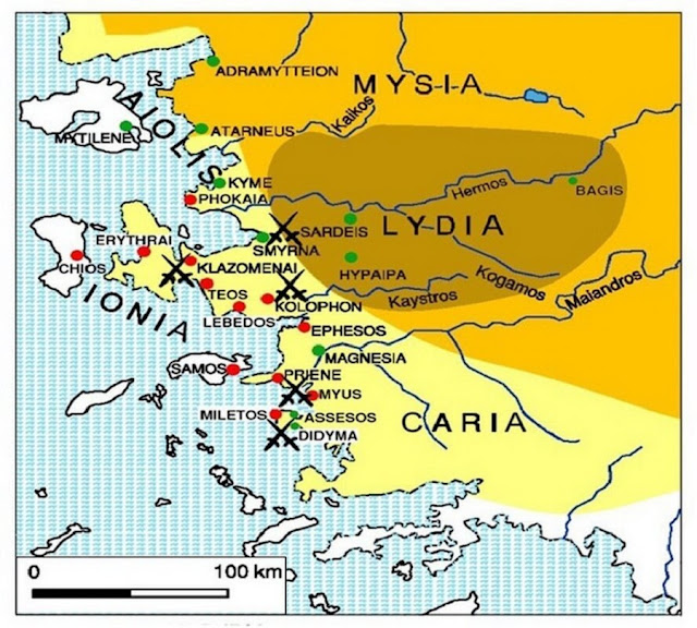 Лидия и Иония в VI веке до н.э.