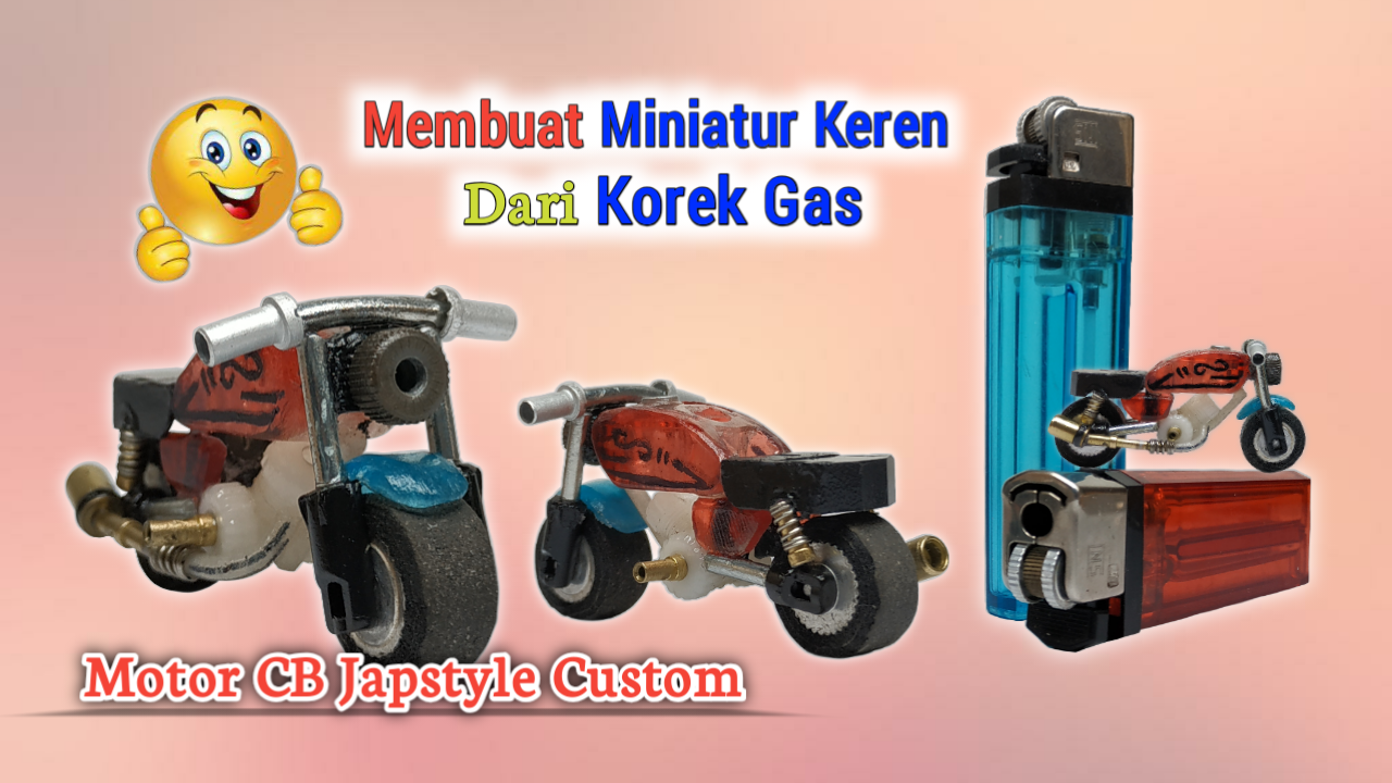 Cara Membuat Miniatur Vespa Dari Korek Gas Membuat Itu