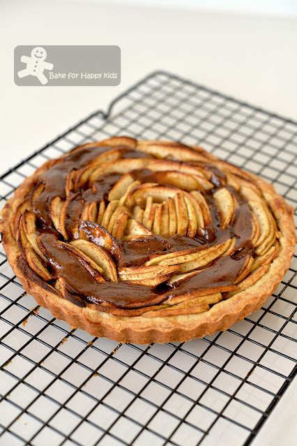 perfect caramel apple tart less sugar not sweet