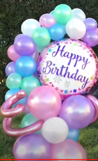 Ballondekorationen selber machen. Der Dreh mit dem Luftballon.: Geburtstagsdeko mit Luftballons 