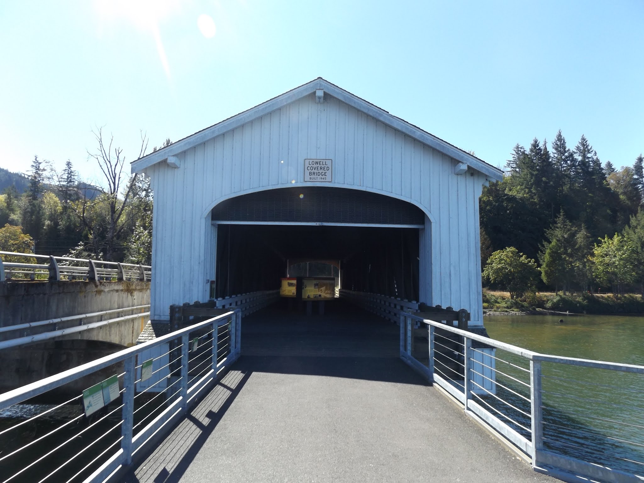 Lowell Covered Bridge Oregon