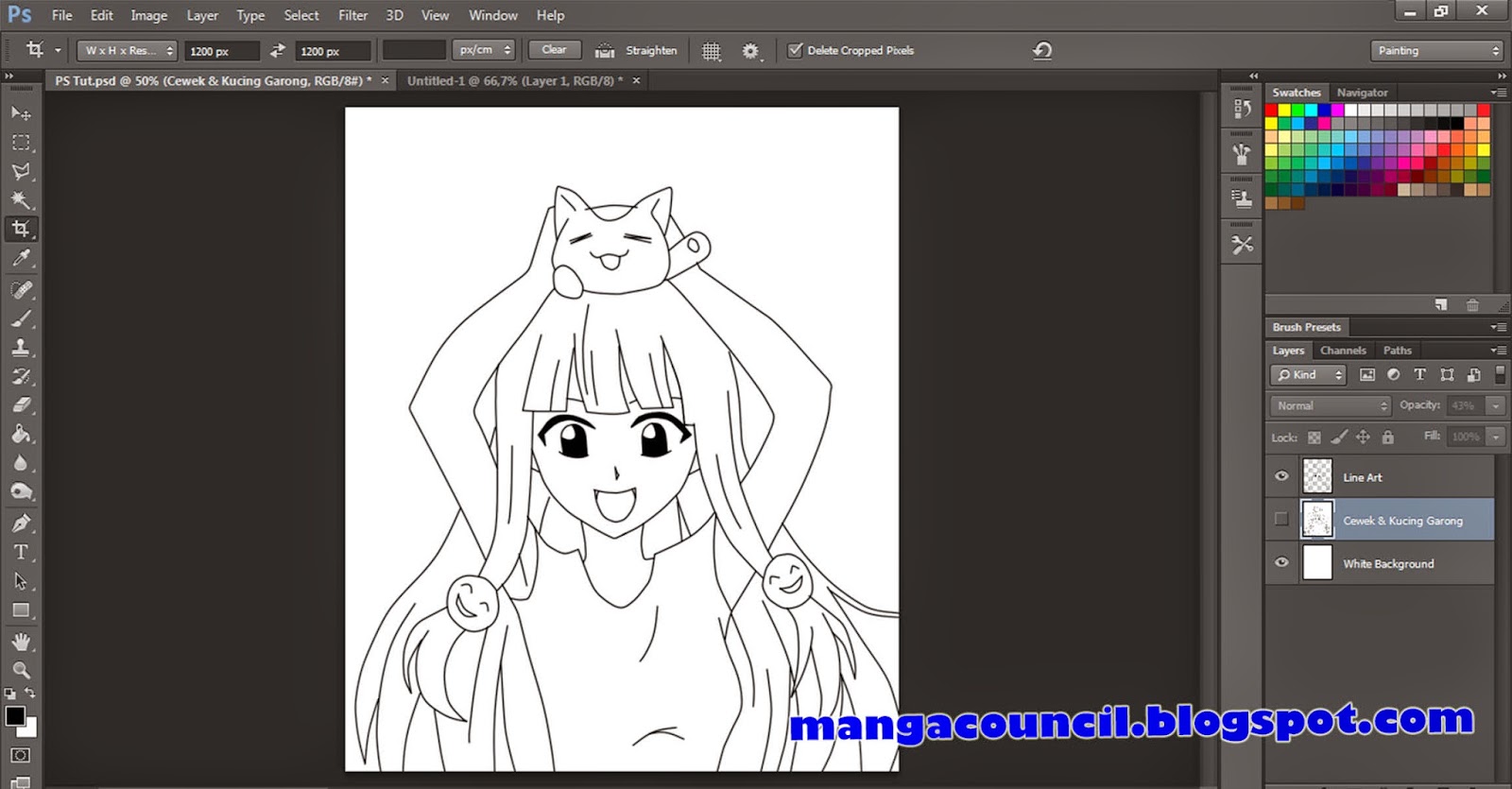 Cara Membuat Line Art di Adobe Photoshop