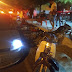 Motorista é detido por policiais da 5ª CPTRAN após perder o controle de carro e atingir várias motos na AV. Pedro Moreno Gondim em Cajazeiras