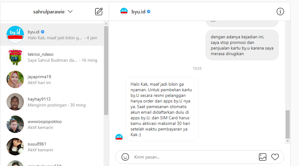 Sakit Tak Berdarah Bersama By.U Telkomsel