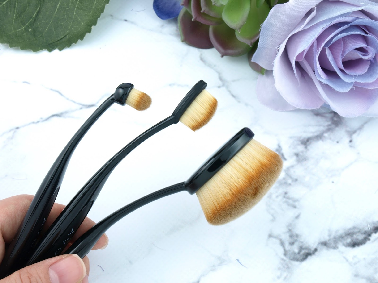 Avon Oval Makeup Brushes Review The Happy Sloths Beauty, Makeup