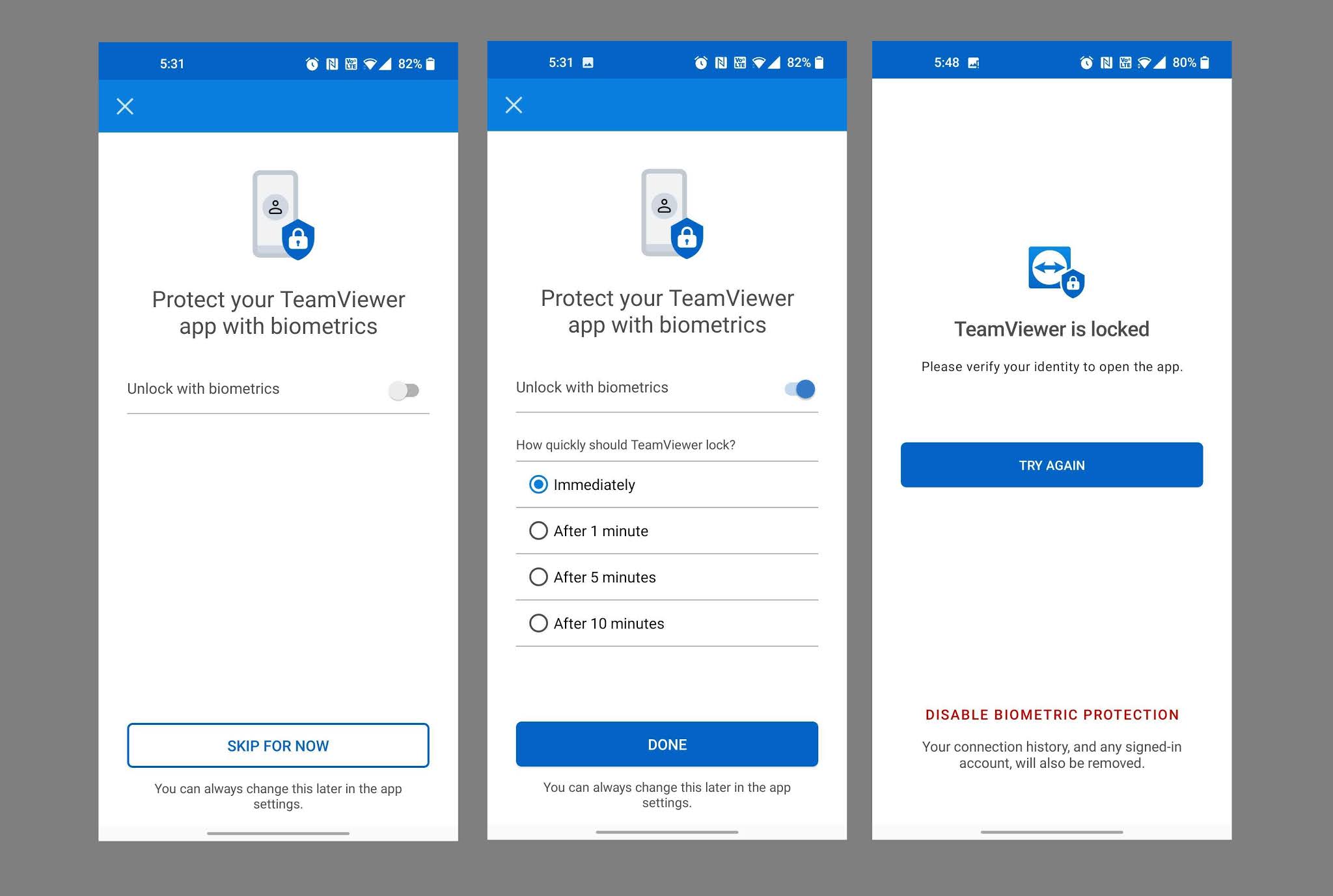 TeamViewer Is Finally Rolling Out Biometric Protection Into It's
