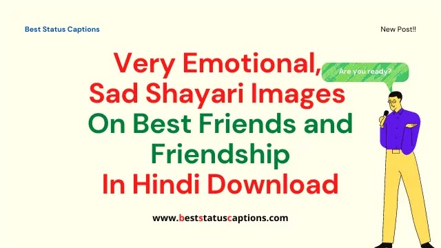 Sad Shayari Images On Best Friends and Friendship