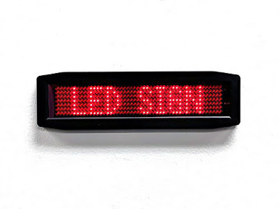 Rechargeable LED programmable sign from Affordable LED