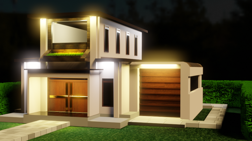 Rumah blender 2.8 eevee