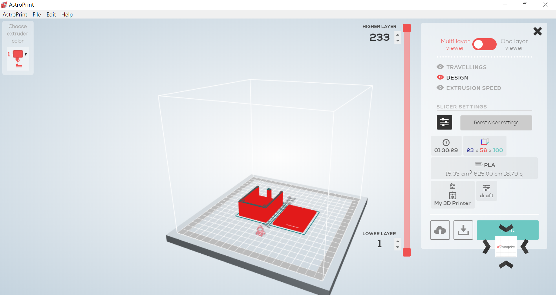 Raspberry Pi 筆記(85)：AstroPrint Desktop控制3D印表機