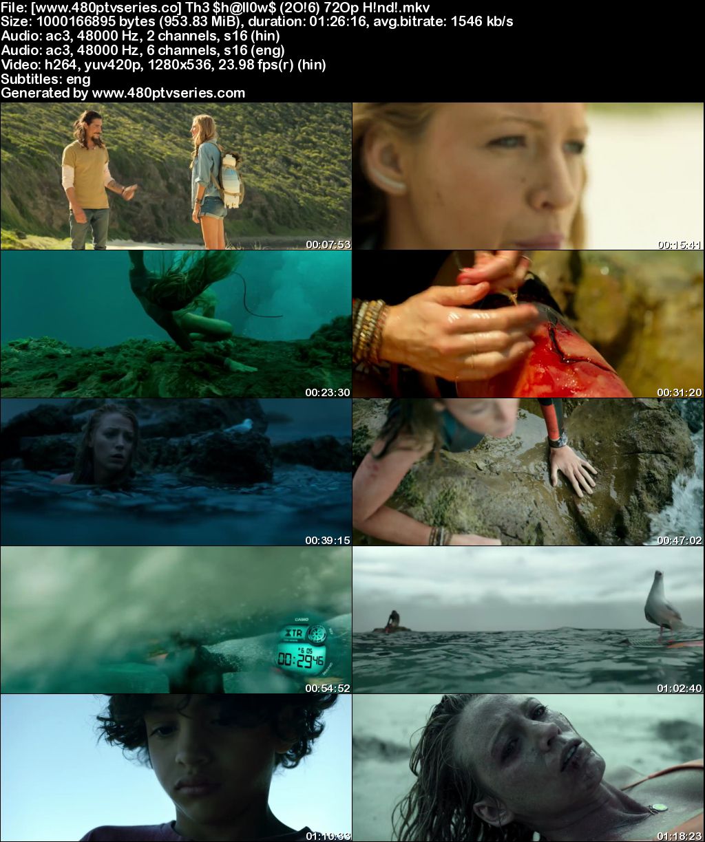 Download The Shallows (2016) 950MB Full Hindi Dual Audio Movie Download 720p BluRay Free Watch Online Full Movie Download Worldfree4u 9xmovies