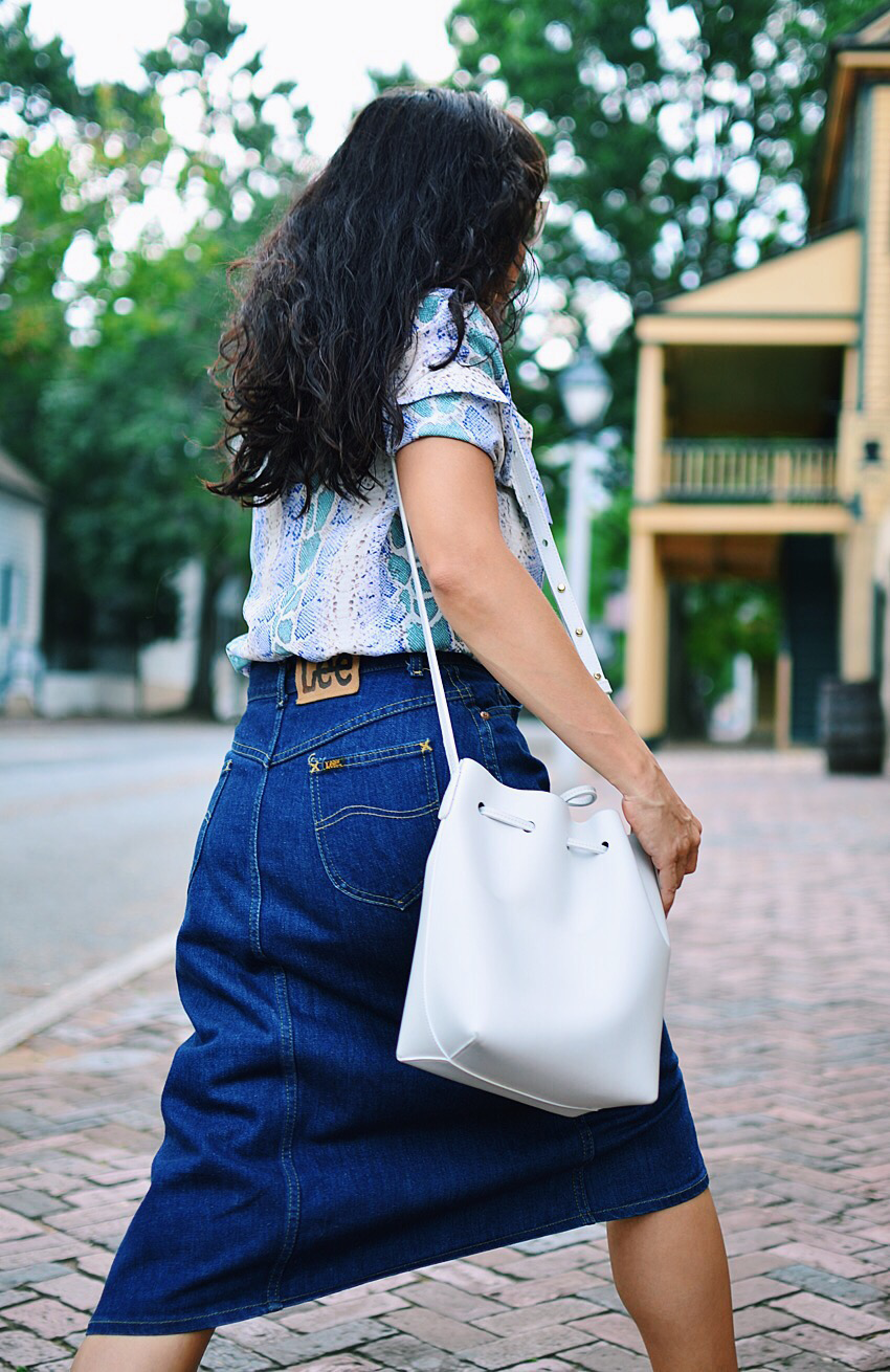 How I Wear Vintage Denim MY SMALL WARDROBE