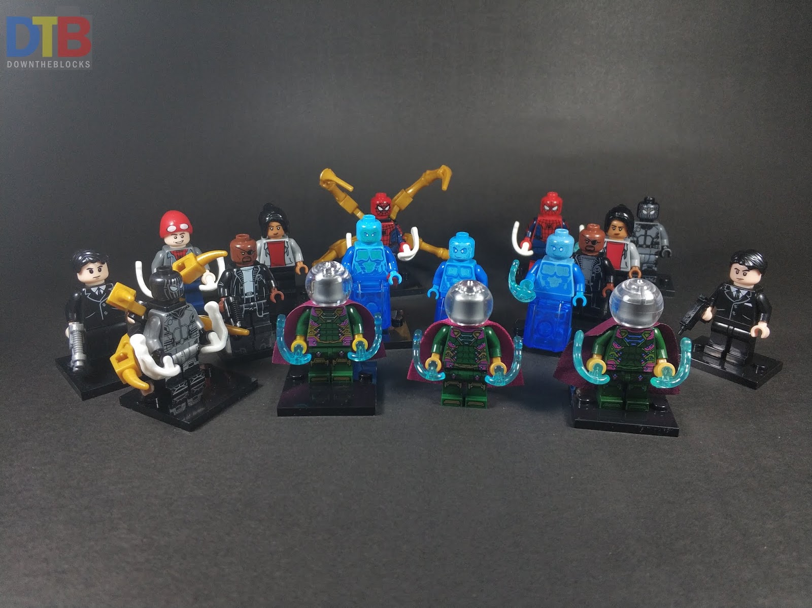 lego spider man far from home minifigures