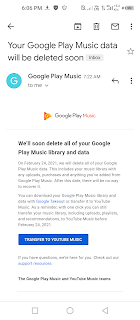 Your Google Play Music data will be deleted soon, How to transfer it to YouTube Music