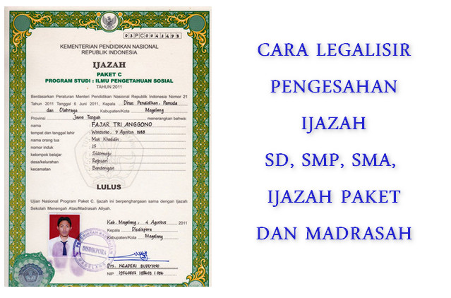 Cara Legalisir Pengesahan Fotokopi Ijazah