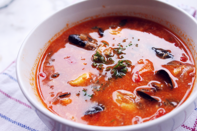 Recette De La Soupe De Moules A La Chilienne Le Carnet De