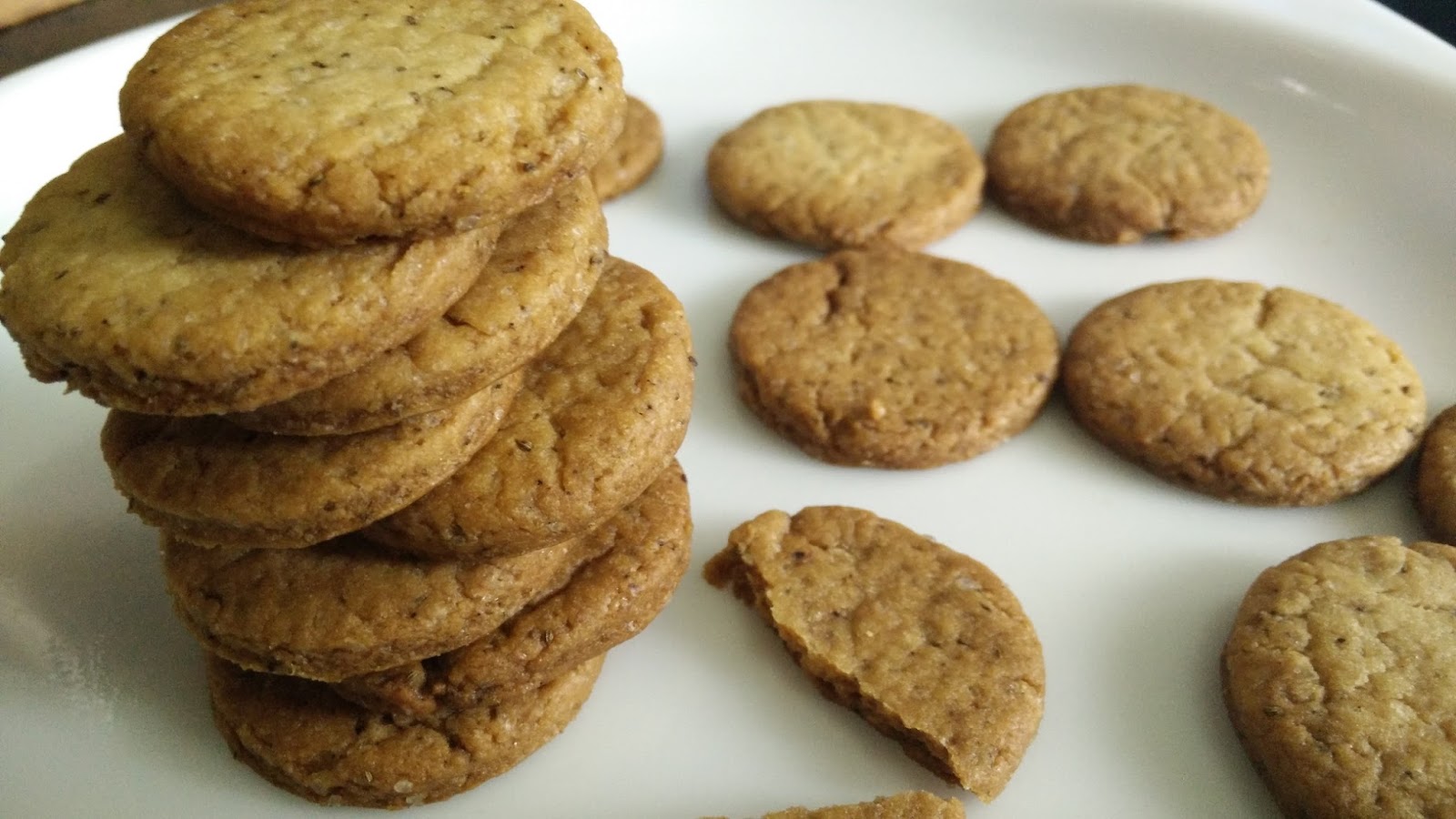 Eggless Microwave Ajwain Cookies Healthy Kadai