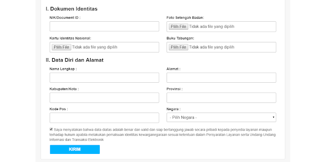 Cara Verifikasi Akun P-Store dengan Upload KTP 