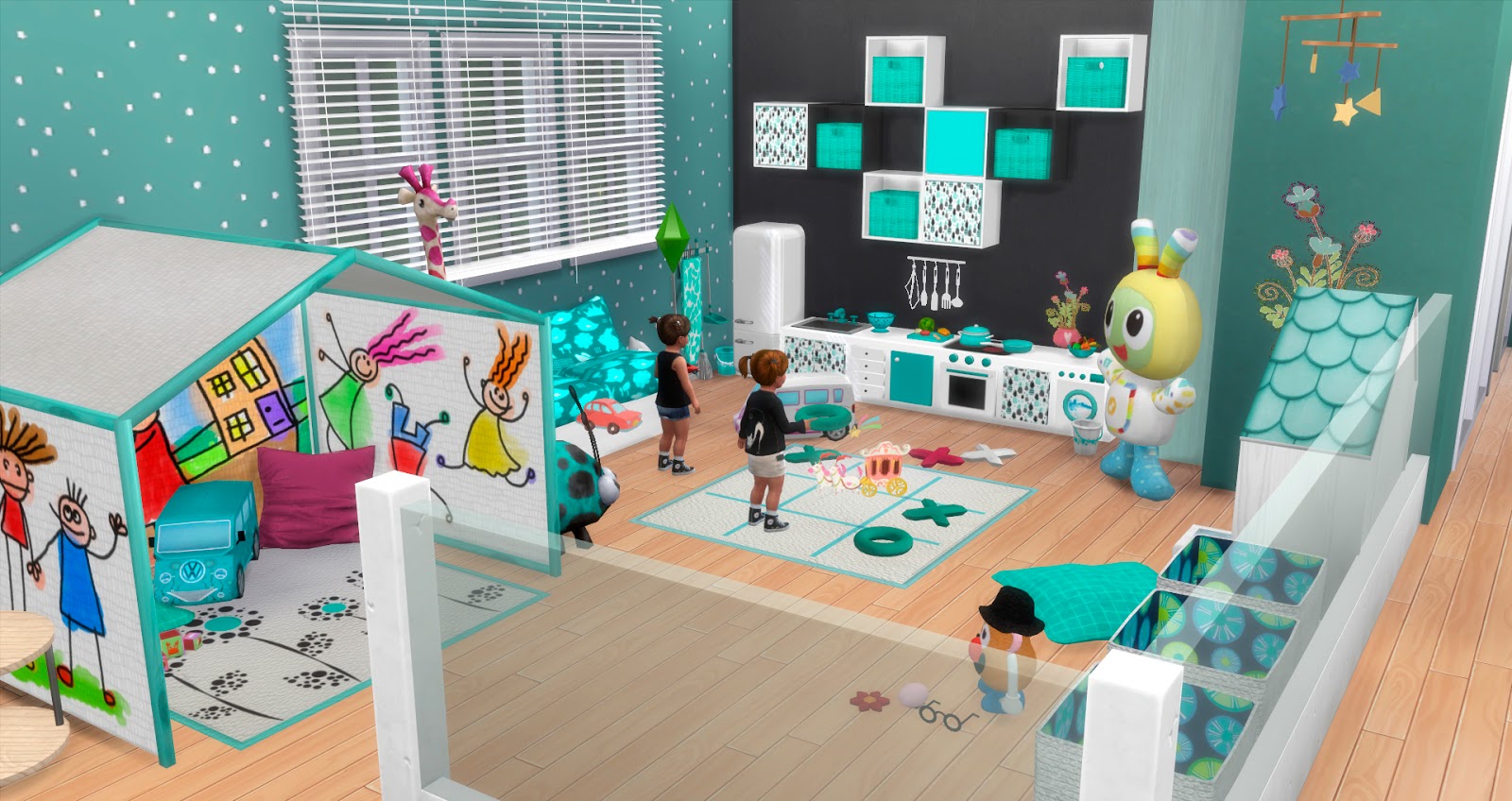 My Sims 4 Blog Toddler Playroom by pqSim4