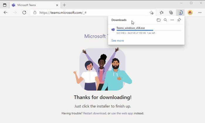 Microsoft Edge запускает новый интерфейс Downloads Flyer
