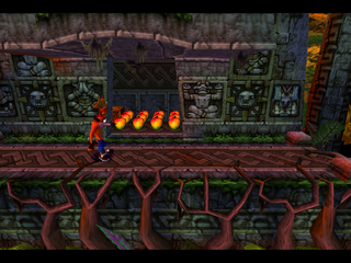 Screenshot da Rom para PS1 Crash Bandicoot online