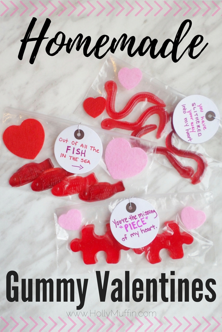Valentine's Day DIY - Fun Homemade Gummies - Holly Muffin