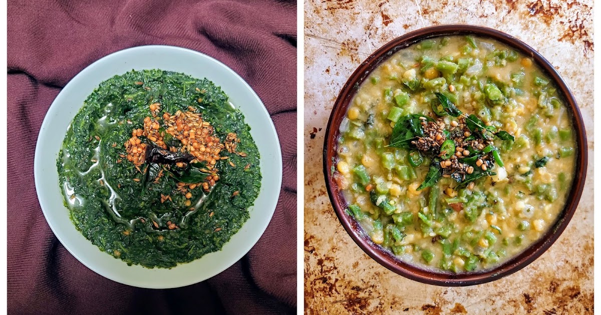 Mulai Keerai / Amaranth Greens Cooked Two Ways Using The Ipot.