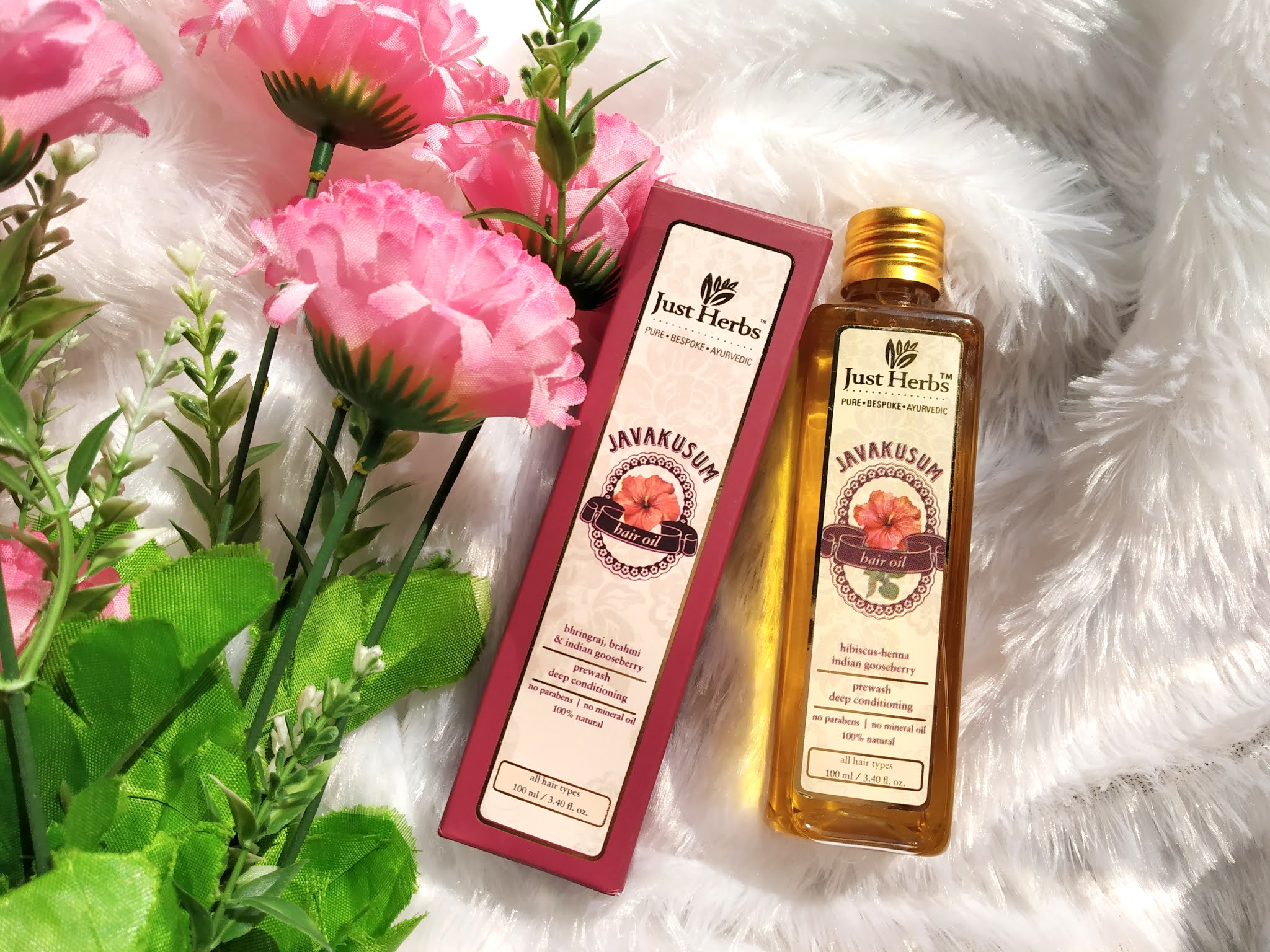 Makeup and beauty !!! 3 BEST JUST HERBS HAIRCARE PRODUCTS REVIEW