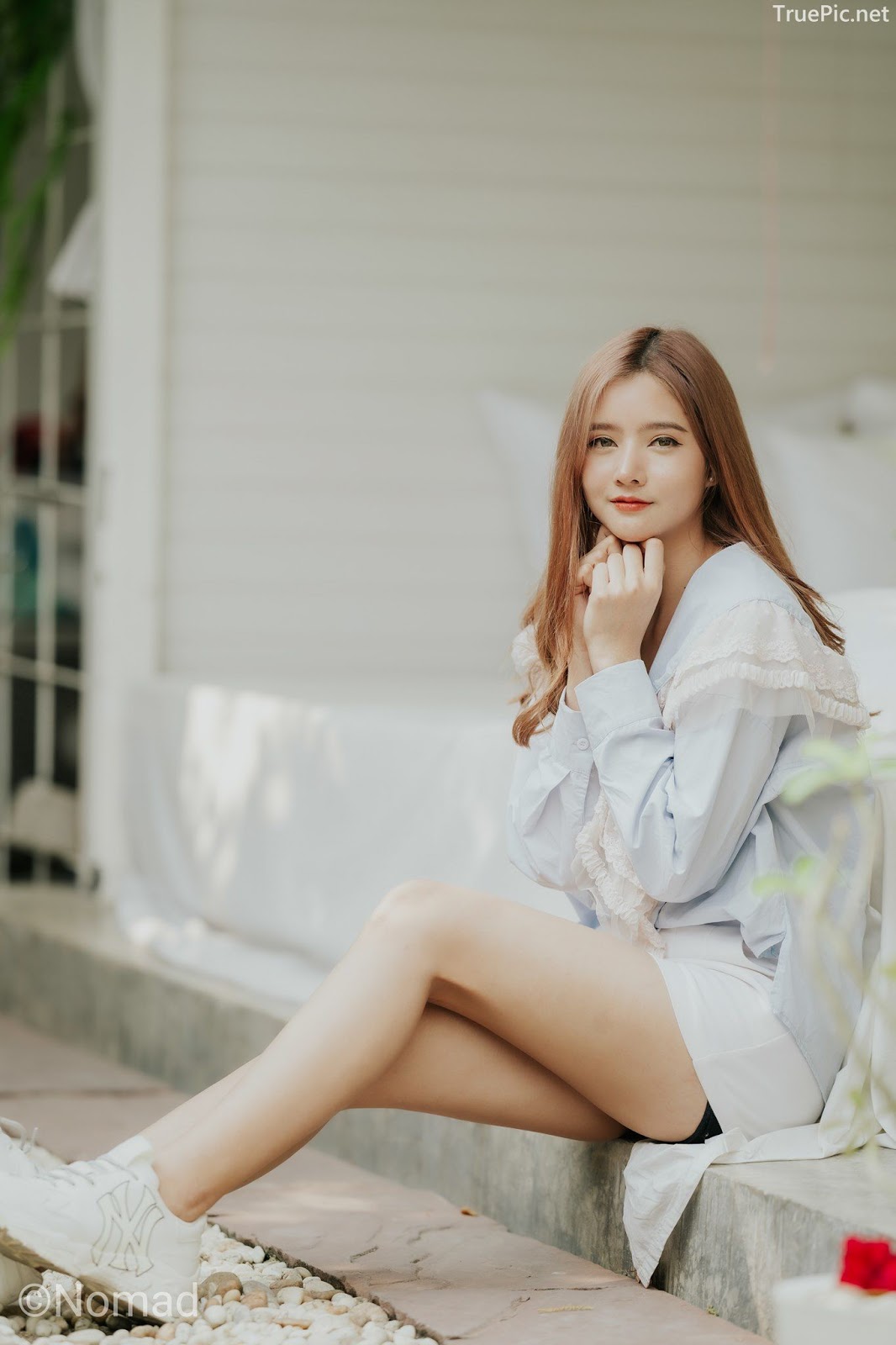 True Pic Thailand Cute Model Aintoaon Nantawong Pretty Little Brunette Girl Smiling