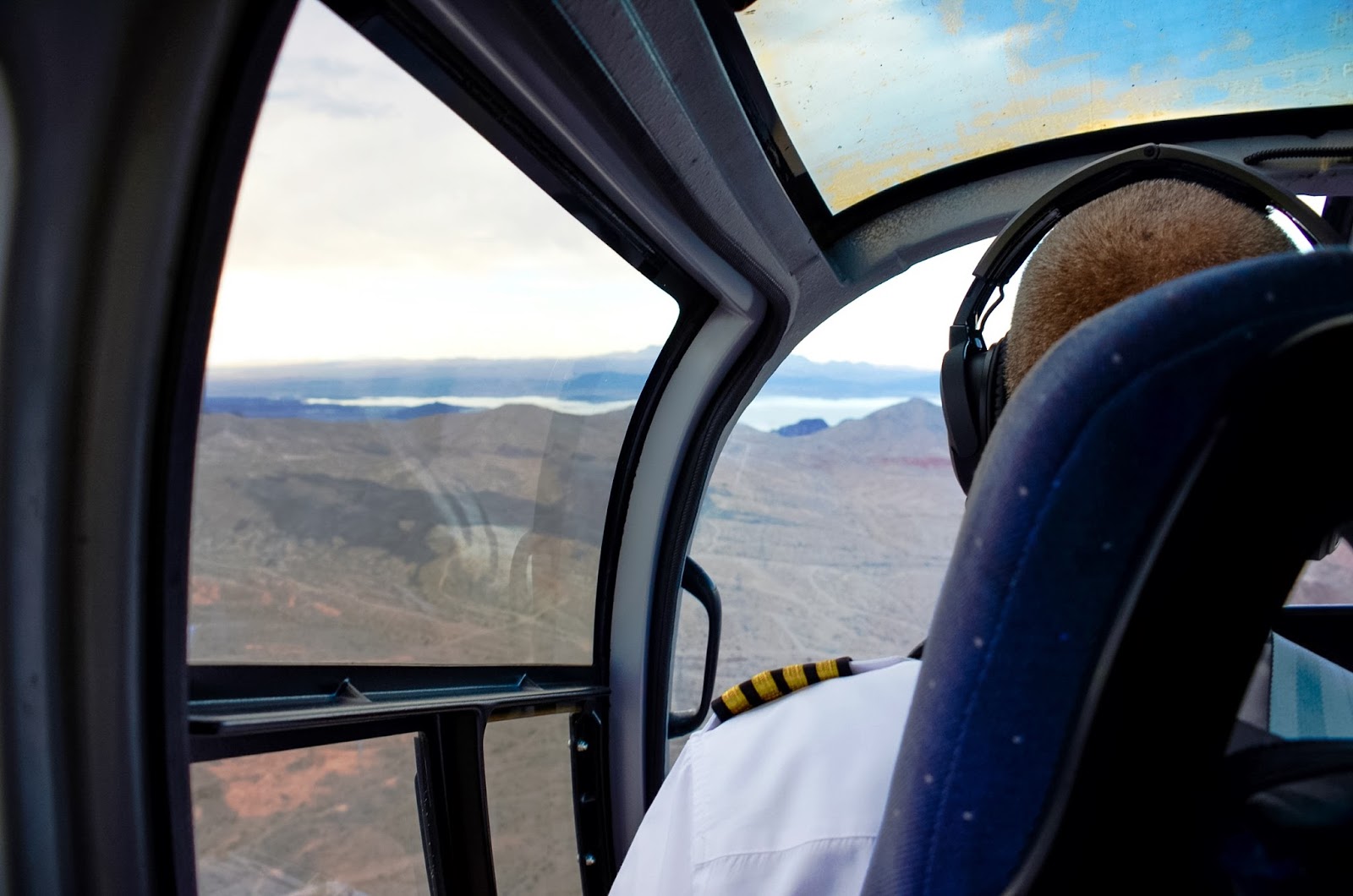 flying over the grand canyon