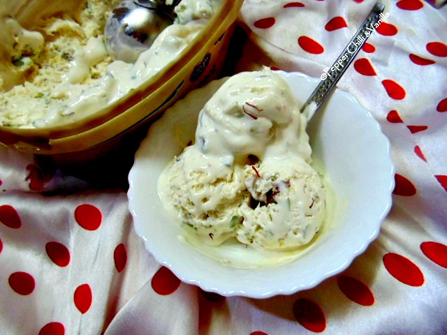 kesar pista icecream,evaporated milk icecream recipe