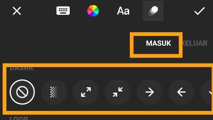 Cara membuat video lirik lagu di Inshot
