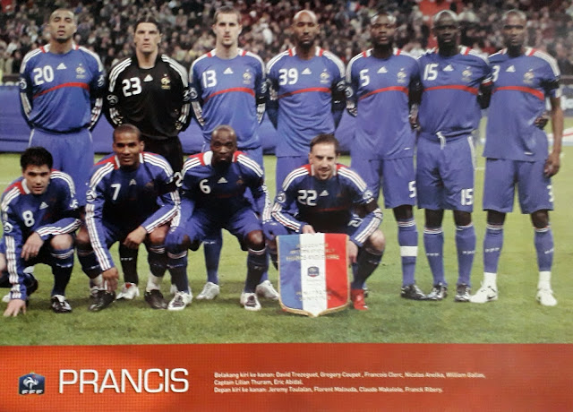 FRANCE FOOTBALL TEAM SQUAD 2007