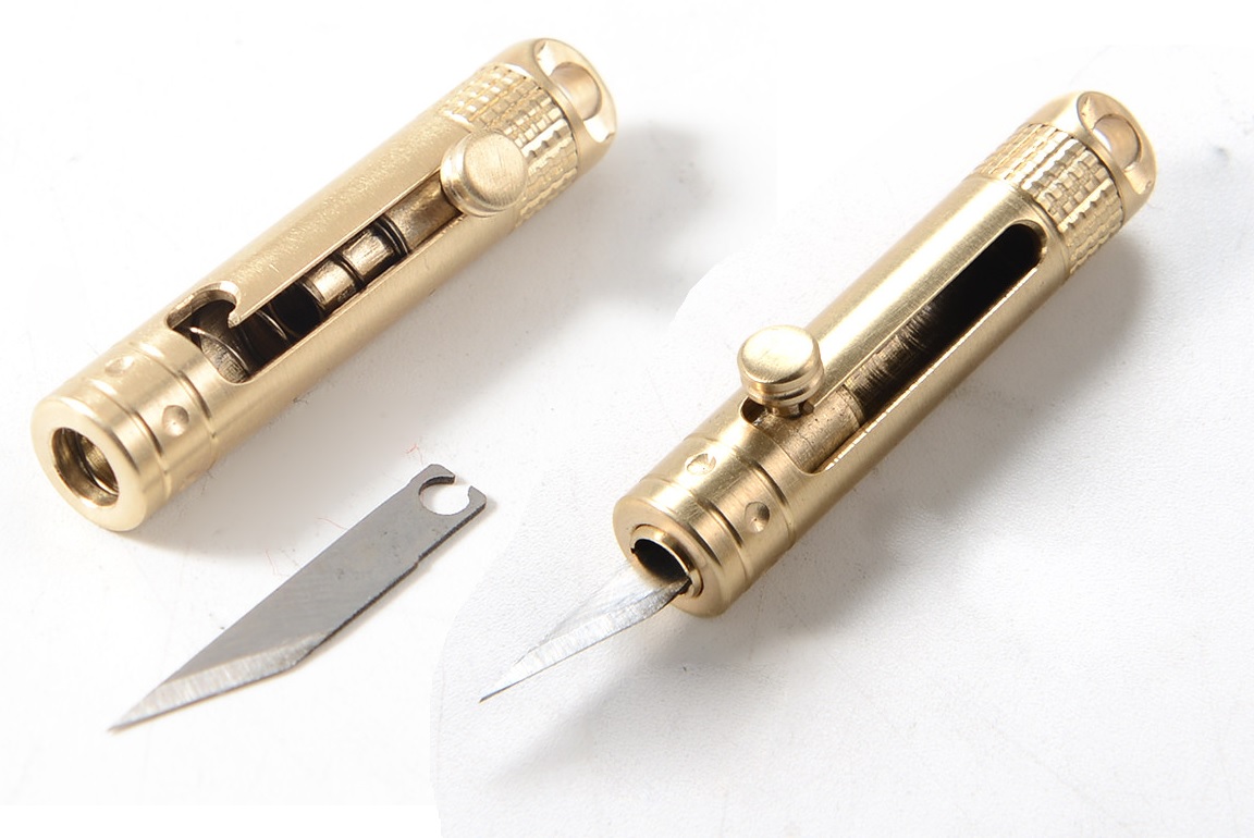 нож в капсуле. латунный мини-нож в виде капсулы. капсульный нож. ножик капсула. капсулы кинжал.