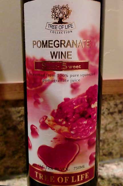 Click Here for pomegranate wine