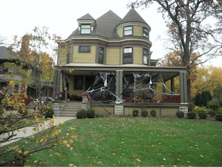 casa Halloween chicago casa americana decorata per Halloween