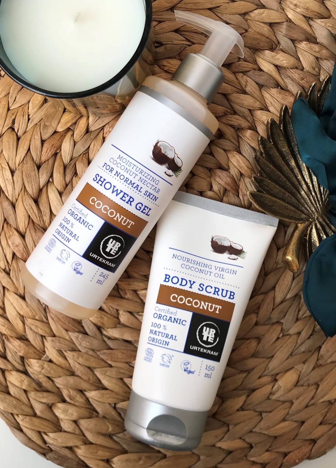 Urtekram Coconut Shower Gel & Body Scrub