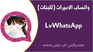 تحميل واتساب الاميرات افضل واتساب بناتي ضد الحظر, تنزيل LvWhatsApp, تحديث واتس اب الأميرات الوردي، تحميل واتساب للبنات امن ضد الفيروسات، واتس الملكات