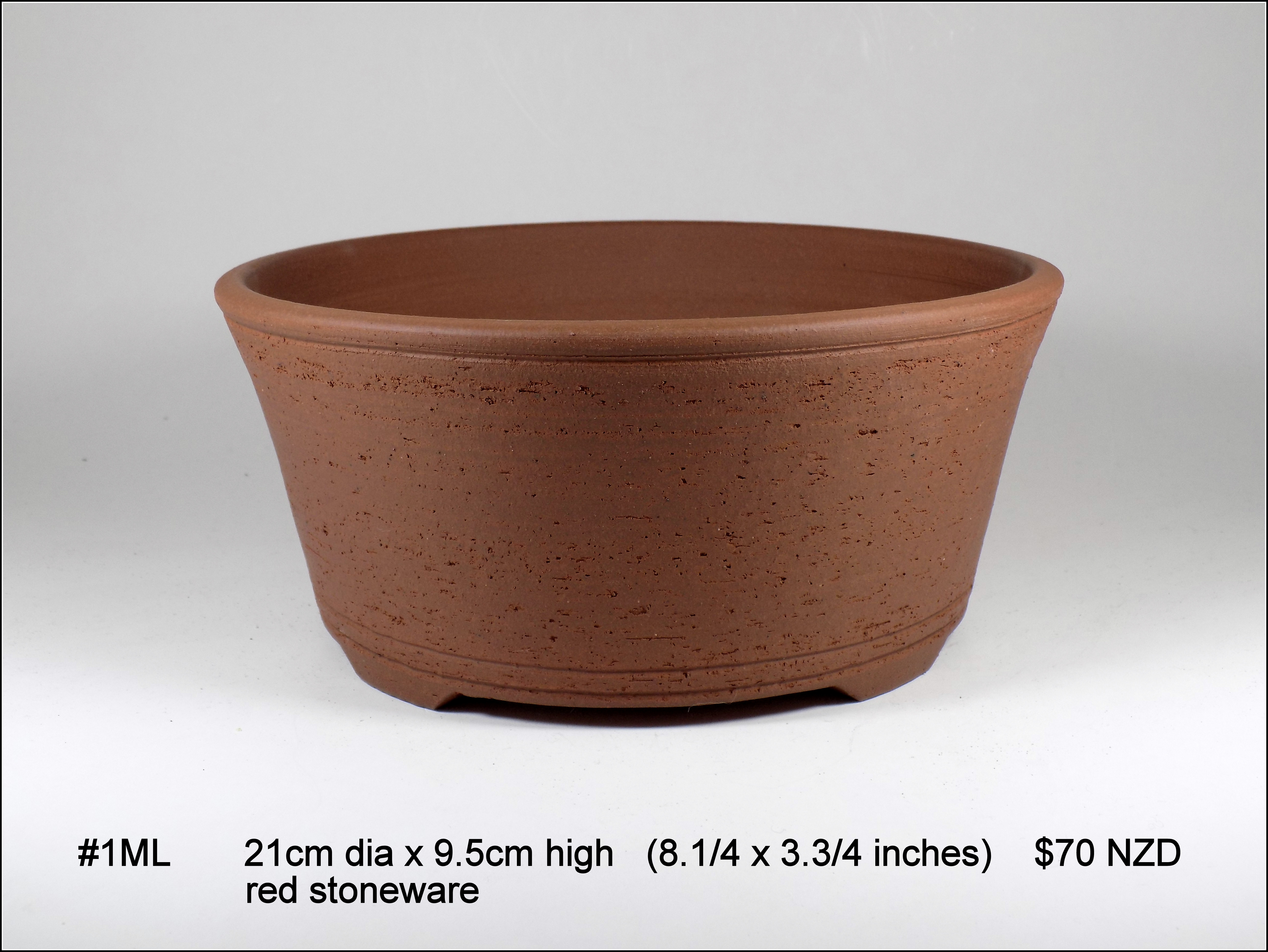 Fionna's Bonsai Pots, Kiwi Made, In New Zealand Mediums (Larger)
