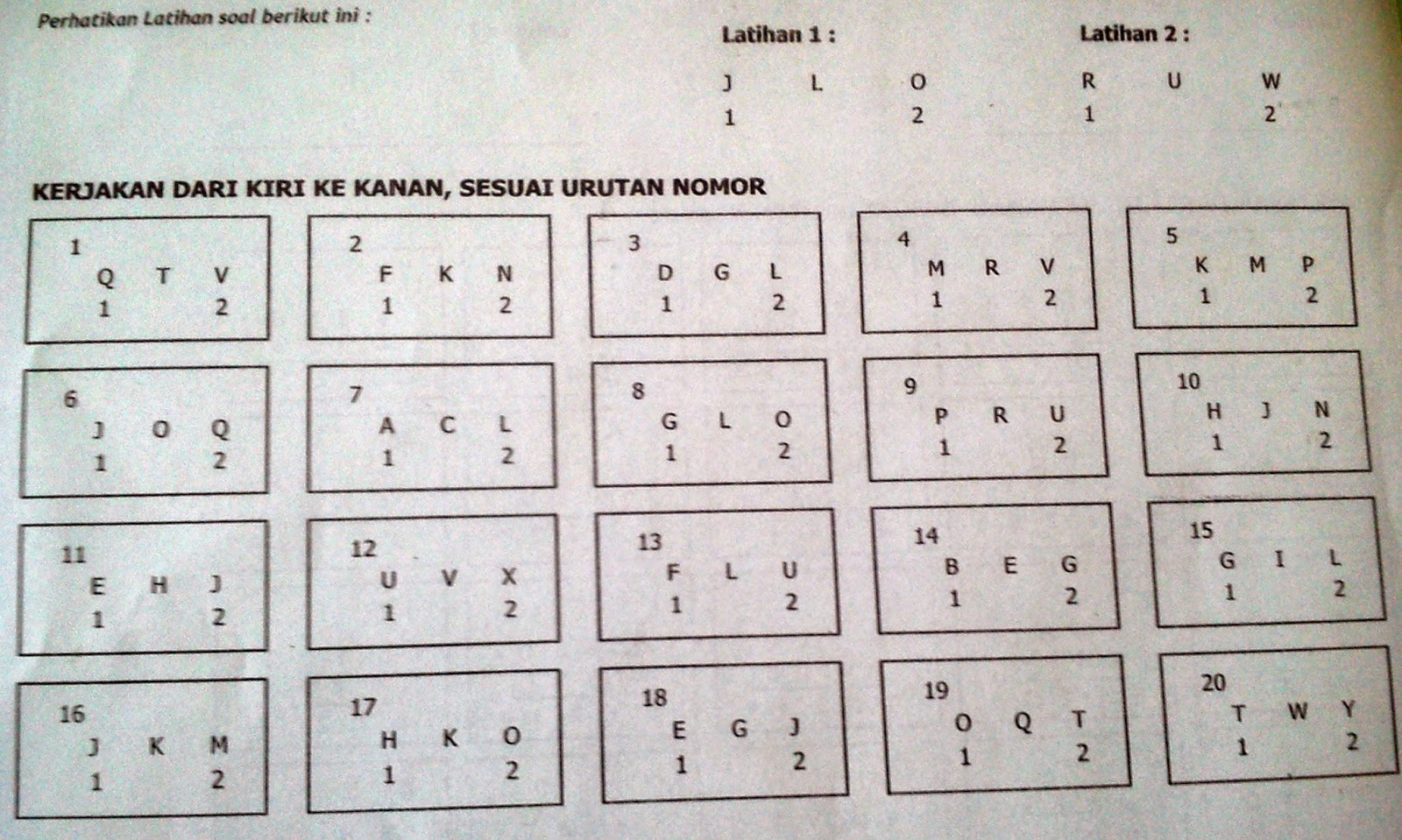 Contoh Soal Psikotes Alfamart Dan Jawabannya Contoh Soal