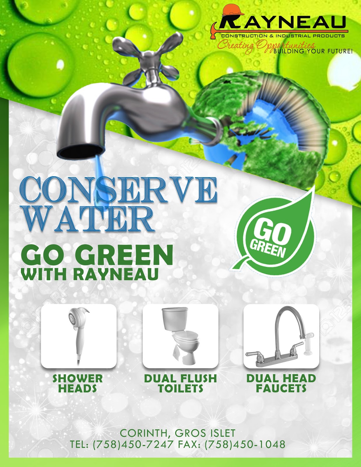 Rayneau The Store of the Future Conserve Water Go Green With Rayneau