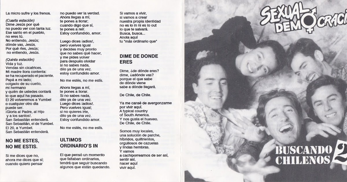ROCKCHILENOS SEXUAL DEMOCRACIA (buscando chilenos 2, la venganza