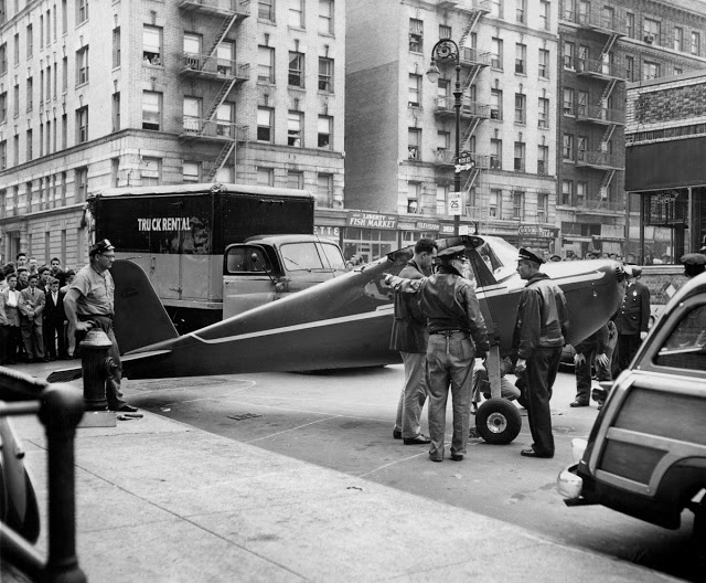 El piloto que aterrizó borracho en las calles de Nueva York en los años 50