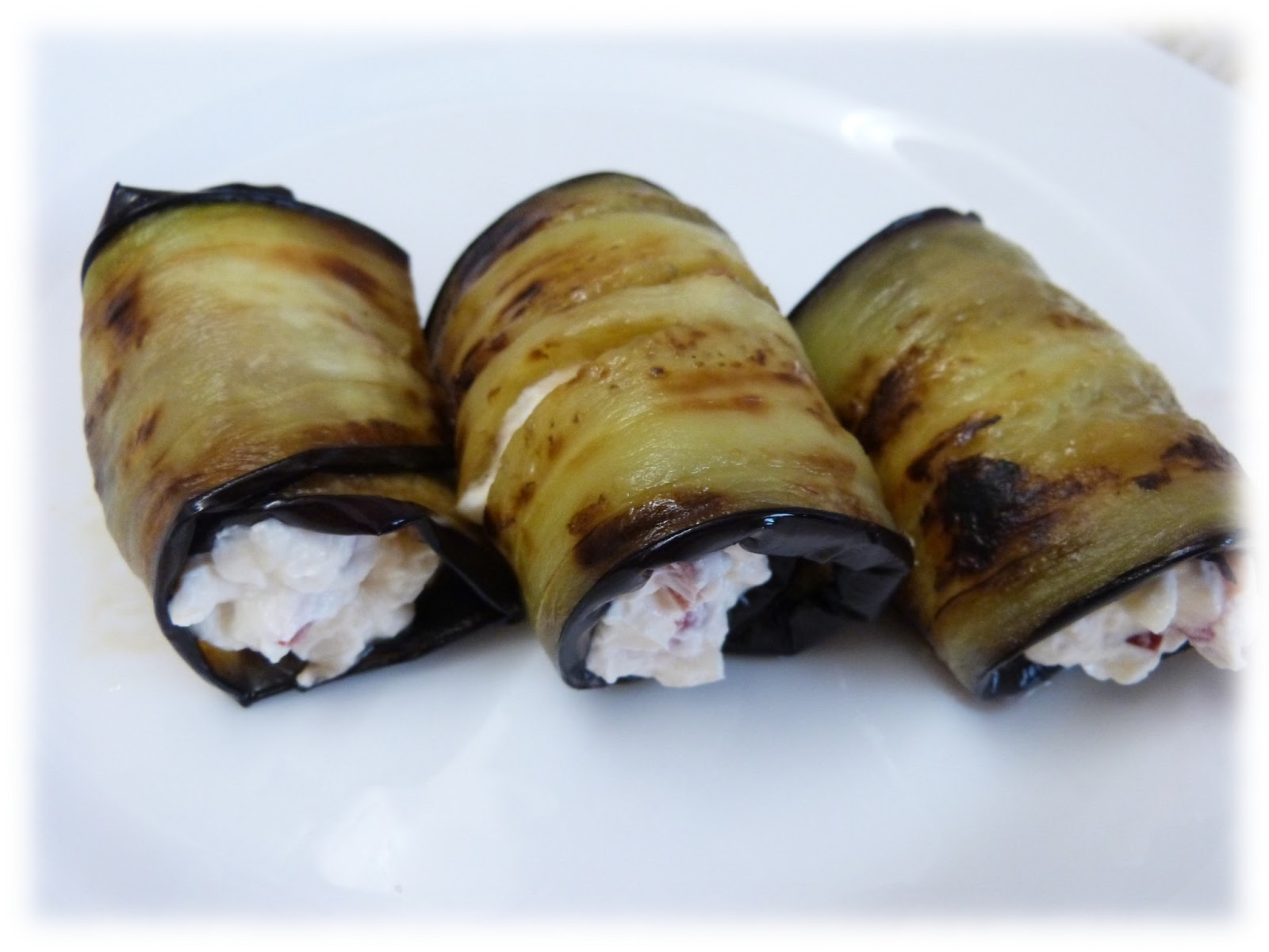 Cuisine Campus: Roulés d'aubergine au fromage